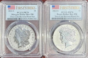 2023-S �����K��/�s�[�X�h�� PCGS PR70 REV 2���g���o�[�X�v���[�t�Z�b�g �t�@�[�X�g�X�g���C�N
