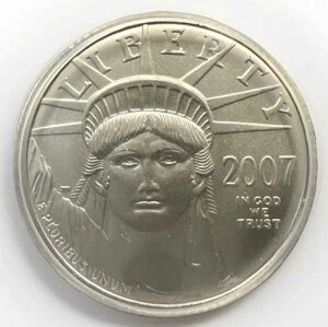 2007-W $10 1/10�I���X �o�[�j�b�V���h �v���`�i �C�[�O�� MS70 MS 70 �T�e���d�グ