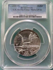 2022-P 2.5�I���X �}�b�g�V���o�[ �č��C�������_�� PCGS MS70 ����COA�t��!