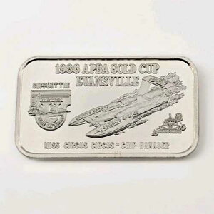1988 APBA�S�[���h�J�b�v���[�X �G�o���Y�r�� �~�X�T�[�J�X �V���o�[�}�C���~���g 1�I���X .999�o�[
