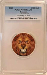 2018�N �^���U�j�A PCGS PR70DCAM 1500�V�����O �A�t���J�����C�I�� �������s�v���[�t