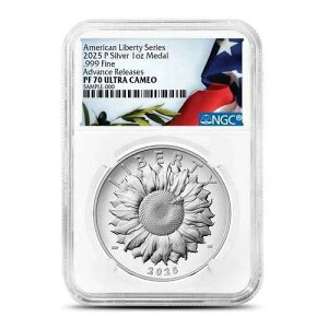 2025-P 1�I���X �v���[�t �A�����J�� ���o�e�B �V���o�[ ���_�� NGC PF70 UCAM AR