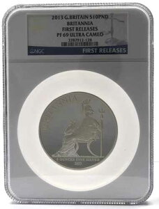 NGC2013 �C�M���X $10PND �u���^�j�A �t�@�[�X�g�����[�X PF69 �E���g���J���I 5�I���X �V���o�[