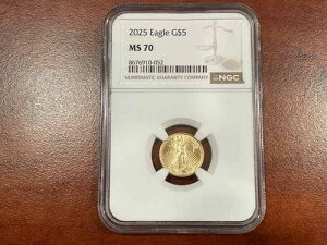 NGC 2025 1/10�I���X �S�[���h�C�[�O�� - ������MS70�̔������R�C��