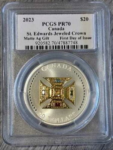 2023�N-�J�i�_- �Z���g�E�G�h���[�h�̕�Ί�- PCGS- PR70- FDOI- ����- �X�[�U���E�u�����g