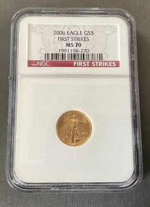 2006�N �C�[�O�� G$5 �t�@�[�X�g�X�g���C�N MS 70 MS70 NGC ����