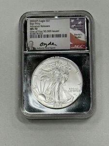 2024-p NGC MS70 �V���o�[�C�[�O�� 1st �X�^�[ �v���C���B �T�C������ ���� 50,000�� �� �f�C���B�b�h 50k