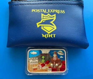 Postal Express Mint ENAMELED 5�I���X �r�b�O�t�b�g �G�C���A�� UFO �Z���g�w�����Y�R #8 of 25 ���A!!