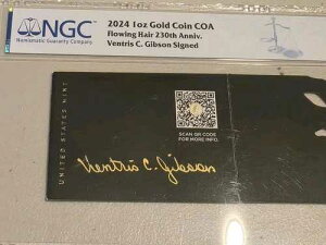 2024�N 230th Flowing Hair GOLD Box OGP COA - �R�C���Ȃ��A�v���C�x�[�g�T�C������ VENTRIS GIBSON