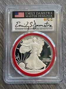 2023S- �A�����J���V���o�[�C�[�O��- PCGS PR70DCAM-�����- Adv Rel- �~���g�G���O���[�o�[