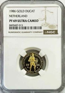1986�N �I�����_ ���� 3.494�O���� �v���[�t �_�J�b�g �i�C�g�R�C�� NGC PF 69 UC
