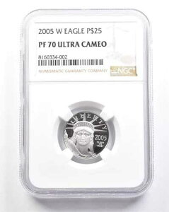 2005-W 25�h�� �A�����J�� �v���`�i �C�[�O�� 1/4�I���X �v���`�i PF70 UCAM NGC *4711