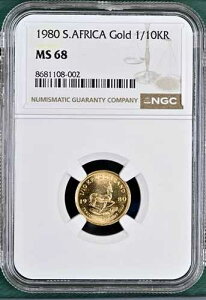 1980�N��A�t���J 1/10�I���X �N���[�K�[�����h���� - 10����1�I���X - NGC MS68