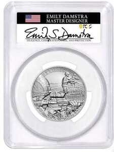2022�N P �ĊC���� 2.5�I���X �V���o�[���_�� PCGS MS70 �A�h�o���X�����[�X �_���X�g��