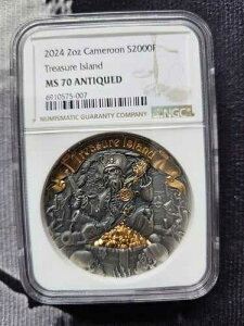 2024 �N �J�����[�� �g���W���[ �A�C�����h 2 �I���X �V���o�[ HRC NGC MS 70 #38�A�킸�� 500 ��������������Ă��܂���B