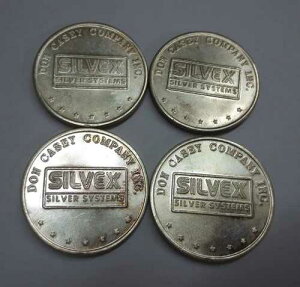 (4) ���B���e�[�W DON CASEY COMPANY INC SILVEX �V���o�[�V�X�e�� 1�I���X .999 �V���o�[���E���h