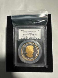 2024 1�I���X �V���o�[ $1 �J�i�_ �s�[�X �h�� PR70DCAM PCGS UHR FDOI S. �u�����g �T�C������ !