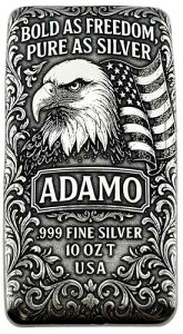 10�I���X �V���o�[�A�[�g�o�[ 999 - ��_�Ȏ��R - Adamo Metals - �č�