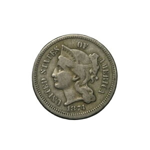1874�N �A�����J���O�� ���o�e�B�w�b�h 3�Z���g�j�b�P�� 3c KM#95