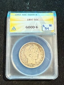 1897�N �o�[�o�[�w�b�h �n�[�t�_���[ ANACS G 6