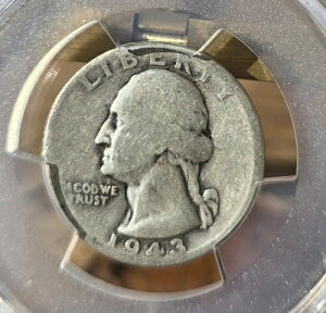 1943-D ���V���g�� �N�H�[�^�[ - PCGS AG03