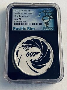 2022 NGC �c�o�� $1 �W�F�[���Y�E�{���h 007 ~ 1 �I���X 999 �V���o�[�R�C�� MS70 007 �m�[�E�^�C���E�g�D�E�_�C FR