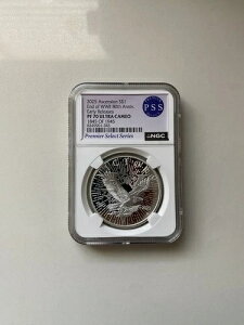 2025�N �A�Z���V���� $1 ��񎟐��E���I��80���N�L�O PF70 �E���g���J���I NGC PSS ER #1845/1945