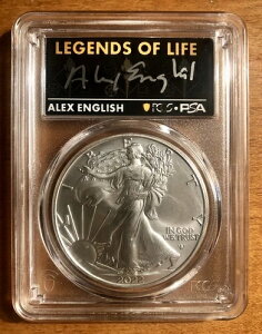 2022�N PCGS MS70 �A�����J���V���o�[�C�[�O�� �t�@�[�X�g�X�g���C�N �A��??�b�N�X�E�C���O���b�V�� �V�O�l�`���[ �I�[�g