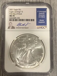 2021�N-�A�����J���E�V���o�[�E�C�[�O��-T2-NGC-MS70-���s����-���b�g�E�W�F�v�\��