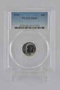 PR66 1954 PCGS �O���[�f�b�h �v���[�t �V���o�[ ���[�Y�x���g �_�C�� UNC. ���m�ȃR�C�� #453