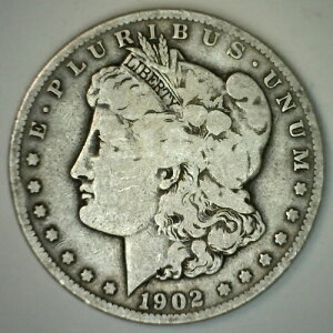 1902�N S ���[�K�� �V���o�[ �_���[ �ǎ� US �^�C�v �R�C�� ���ʍς� �_���[�W���� $1 �T���t�����V�X�R
