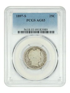 1897-S 25C PCGS AG03 - �o�[�o�[�N�H�[�^�[
