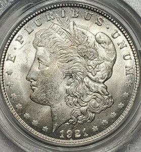 1921�N �����K����� PCGS ������ MS/BU �A�����J���N���V�b�N�z���_�[