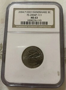 2004 P �W�F�t�@�[�\���j�b�P�� DDO NGC MS63 FS-2004P-111