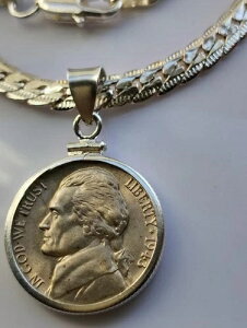 ��� Plateado ?nico Y Original Con 1943 D Jefferson Nickel�B �u�j�b�P���E�f�E�Q���v