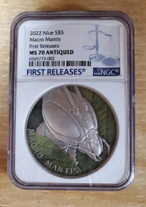 2�I���X 2022 NGC�t�@�[�X�g�����[�X MS70 �j�E�G 5�h�� �}�N���}���e�B�X �A���e�B�[�N�V���o�[�R�C��