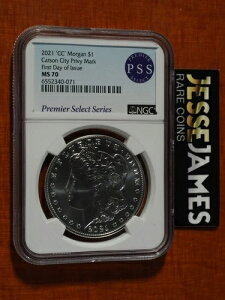 2021 CC �v���C�x�[�g �����K�� �V���o�[ �h�� NGC MS70 ���s�������x�� �J�[�\���V�e�B