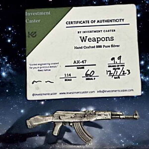 �C���x�X�g�����g�����@ - �uAK-47 �A�T���g���C�t���v - 9.9g �n���h�L���X�g .999 ���� #60