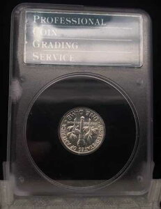 PCGS 1964 MS64 �T���v�� 10�Z���g ���o�e�B USA �_�C�� 900 �V���o�[ �t�����N�����ED�E���[�Y�x���g