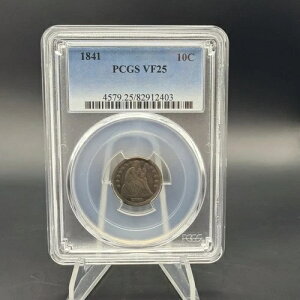 1841�N 10�Z���g �V�[�e�b�h ���o�e�B �_�C�� - PCGS VF25 - ��������