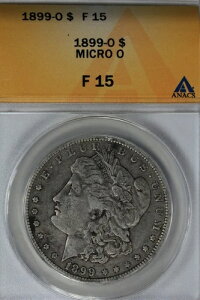 1899-O $1 MICRO O F15 ANACS �����K����� $1 �~�X�E���o�e�B�E�w�b�h