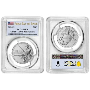 2025-S UNC �N���b�h 50�Z���g �A�����J�C���� 250���N�L�O PCGS MS70