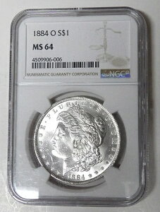 NGC MS64 1884-O �����K����� �j���[�I�[�����Y������ #4509906-006