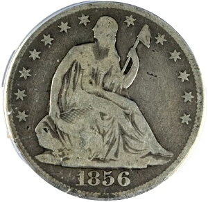 1856-O �V�[�e�b�h�E���o�e�B �V���o�[ �n�[�t�h���R�C�� ANACS G6