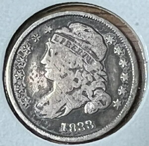 1833�N �L���b�v�h�o�X�g�_�C�� USA 10�Z���g��� �V���[�v�f�C�g �t�����o�e�B�_�C�N���b�N