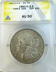 1882 O/S �����K���E�_���[ ANACS AU50 *VAM 5 EDS TOP100* BR
