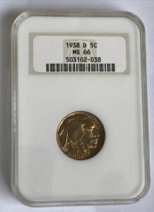 1938�N D�o�b�t�@���[�j�b�P�� - NGC MS66 - �������F�� T32