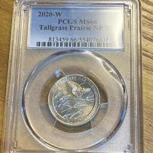 2020�N W �g�[���O���X�E�v���[���[ NP �N�H�[�^�[ 25�Z���g PCGS MS 66 �v���C�x�[�g�}�[�N V75
