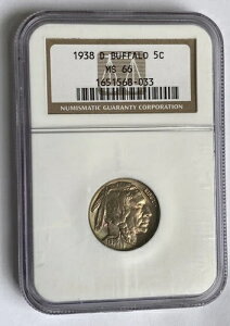 1938�N D�o�b�t�@���[�j�b�P�� - NGC MS66 - �ǍD�ȐF�� T31