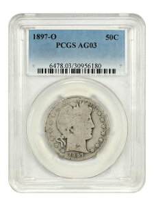 1897-O 50C PCGS AG03 - �o�[�o�[�n�[�t�_���[ - �󏭂ȓ��t
